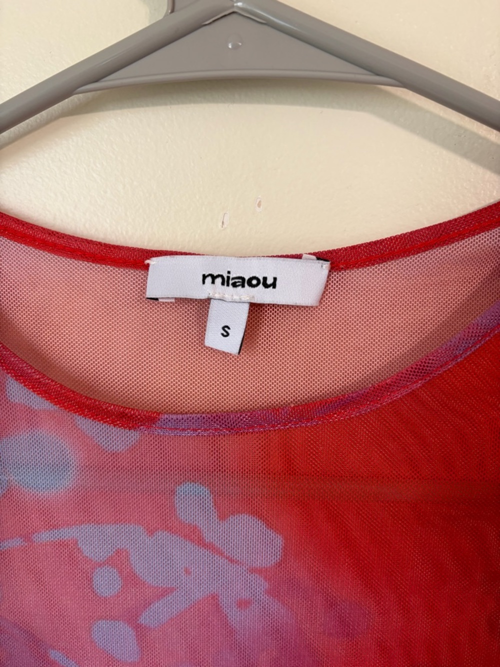 Miaou Mini Tee - Rouge Mudd - Picture 4 of 4